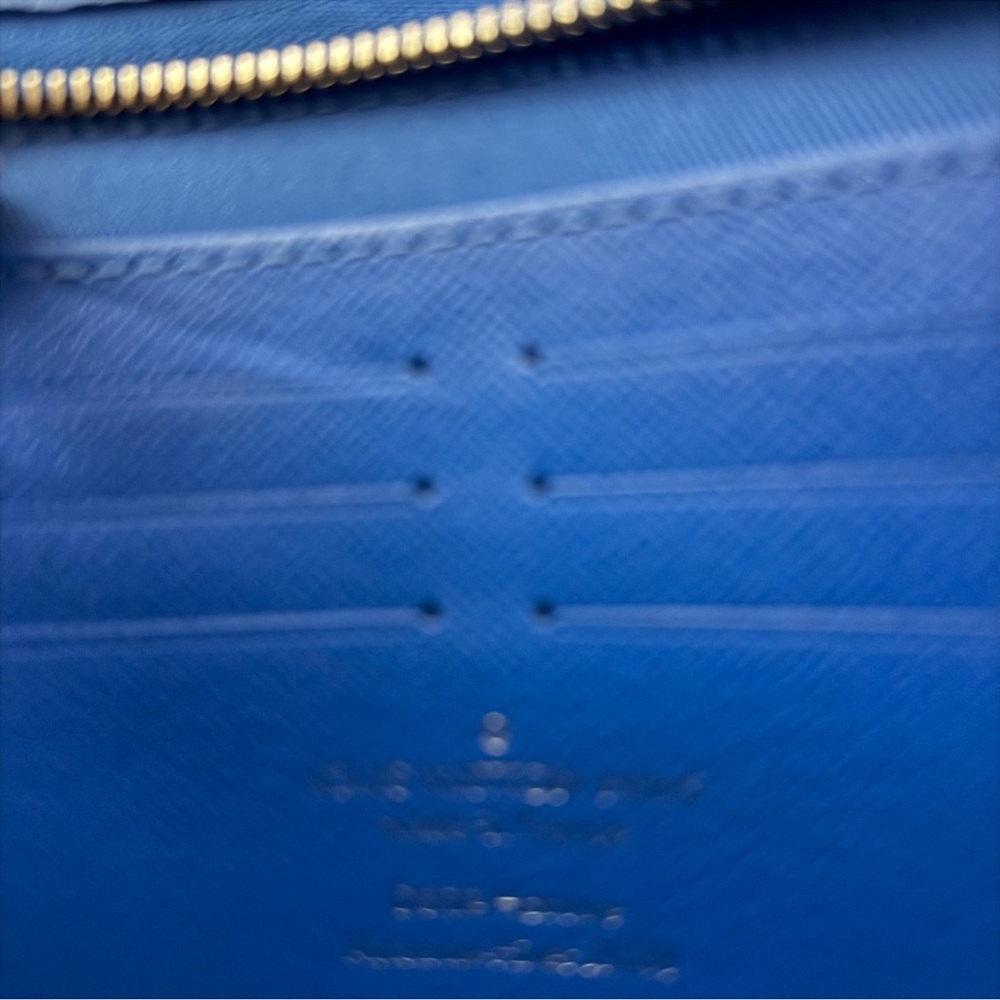 Louis Vuitton Virgil Abloh Blue Monogram Clouds Coated Canvas Pochette Voyage MM - Picture 10 of 11